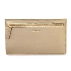 Vegan Leather Pencil Pouch Gold - russell+hazel
