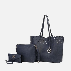 MKF Collection Mariahna 3-Piece Set – Shopper Tote, Crossbody Bag, and Wristlet Wallet Purse by Mia K - 1 of 4