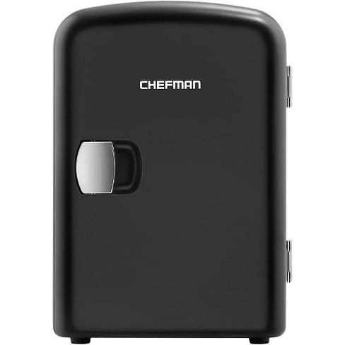 Chefman Portable 6-can Mini Fridge - Black : Target