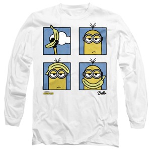 Men’s Minions  4 Box Kevin Bananas Long Sleeve T-Shirt - 1 of 4