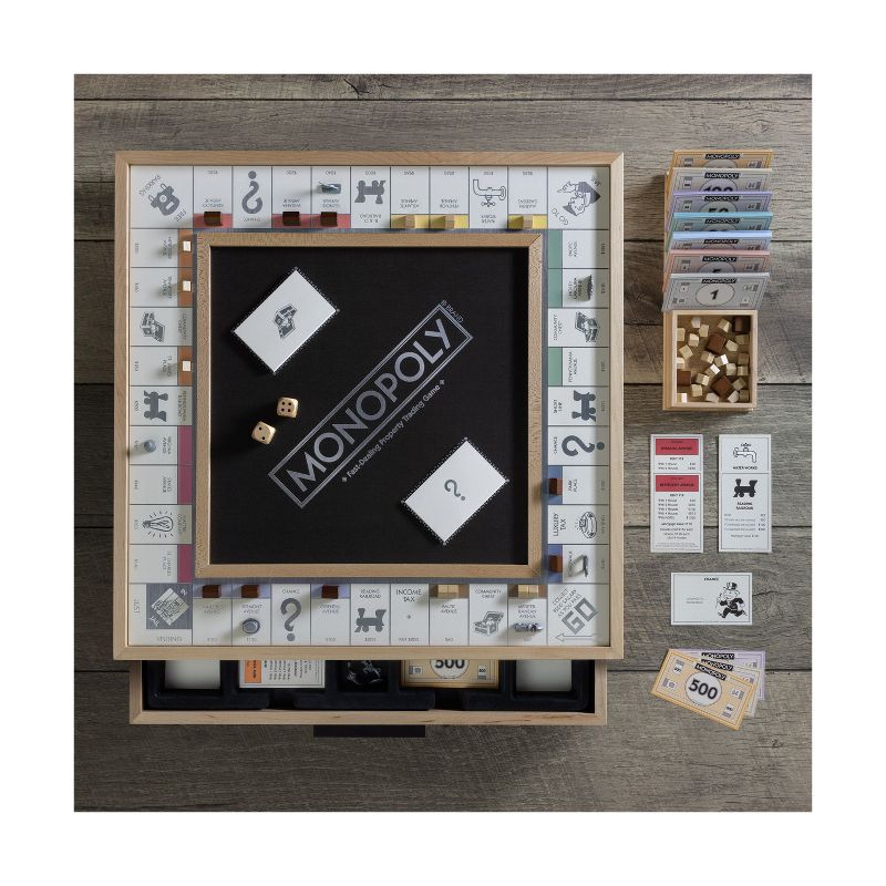 Monopoly (Luxe Maple) Board Game, 1 of 4