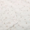 Embroidered Floral Sheer Grommet Curtain Panel Set by Blue Nile Mills - 4 of 4