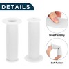 Unique Bargains Bike Handlebar Grips Covers 3.94" White 1 Pair - 3 of 4