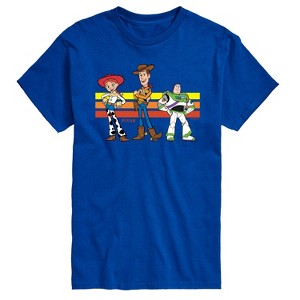 Men's - Toy Story - Buzz, Woody, And Jessie Short Sleeve Graphic T-Shirt - 1 of 3