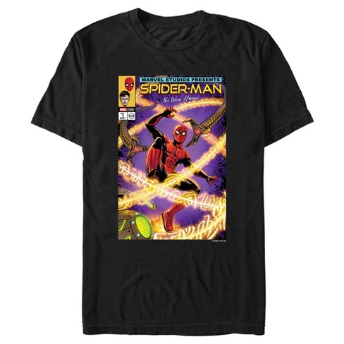 Men's Marvel Spider-man: No Way Home Doc Ock Comic Cover T-shirt ...