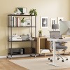 Seville Classics HOME 4-Tier Steel Shelving with Shelf Liners, 36" W x 14" D x 56.5" H - 3 of 4