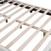 Sapphtopaz Platform Bed Frame with Rabbit Ornament Headboard, PU Leather Upholstered Bed Frames with Slats Support for Kids Bedroom, Gray - 4 of 4