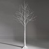 Tangkula Artificial White Birch Tree Pre-lit Twig Birch Tree Designed for Holiday Festival - 2 of 4