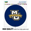Marquette University Primary Logo Automotive Car Window Locker Circle Bumper Sticker - 3 of 4