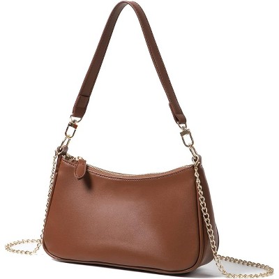 Clutch Tote Handbags with 2 Removable Straps and Zipper Closure Crossbody Bags Shoulder Purse Handbag for Women