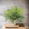 Floral Home 28" Leather Fern Bush with 7 Lifelike Fronds - 6-Piece - 4 of 4