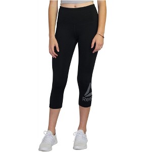 Reebok Womens Wanderlust Capri Compression Athletic Pants - 1 of 3