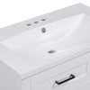 NicBex 30'' Bathroom Storage Cabinet with Sink, Bathroom Vanity, 1 Spacious Cabinet Door and 3 Drawers for Bathroom - 4 of 4