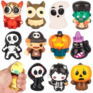 ArtCreativity Assorted Halloween Squishy Toys (Set of 12) - 1 of 4