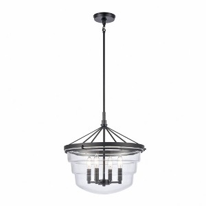 Elk Home Boyer 4 - Light Pendant in  Matte Black - 1 of 4