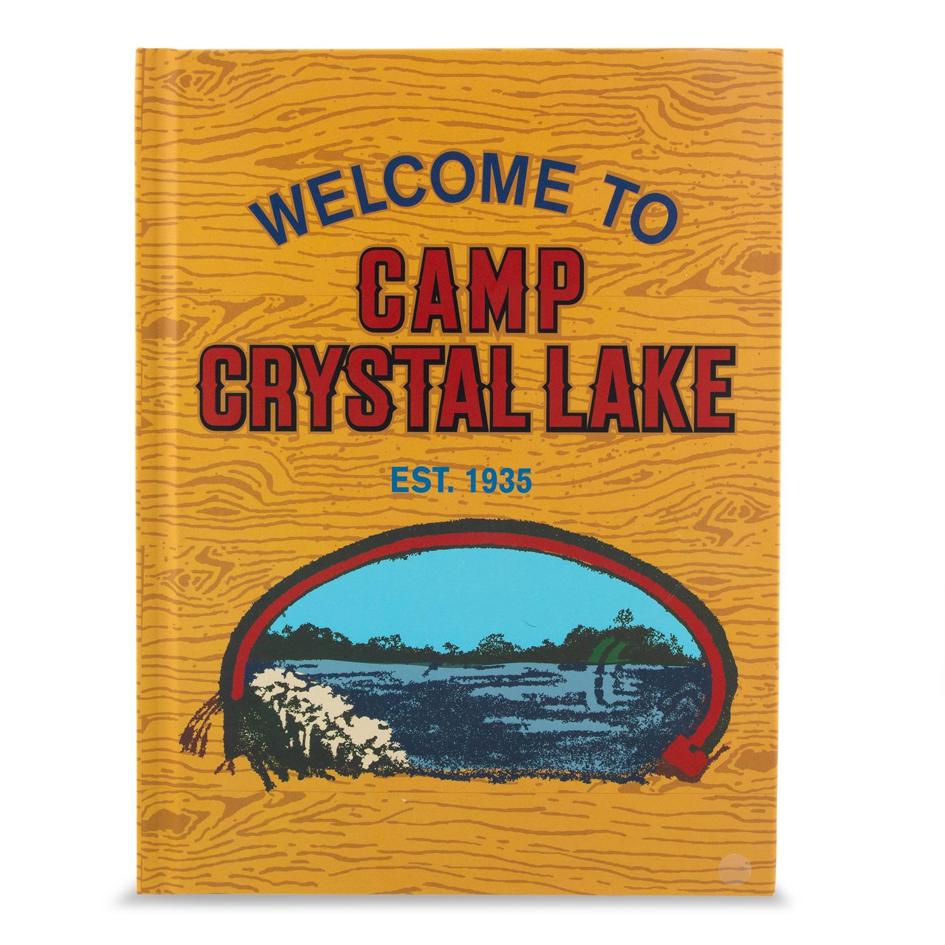 Silver Buffalo Friday The 13th "Welcome To Camp Crystal Lake" Hardcover Journal Notebook