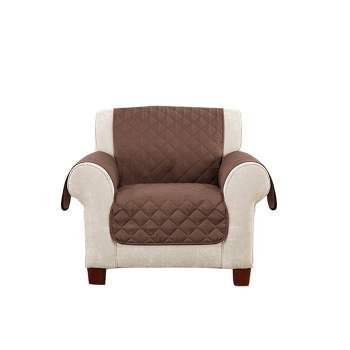Reversible Chair Furniture Protector Light Brown/Chocolate - Sure Fit