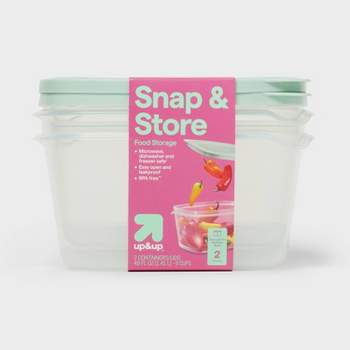 Snap & Store Food Storage Containers - 48 fl oz/2ct - up & up™