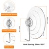 Unique Bargains Waterproof Load 6.6 Lbs Bathroom Kitchen Vacuum Suction Cup Hooks and Hangers - 2 of 3