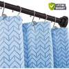 LunaLulinlk Stainless Steel 43" ~ 72" Straight Adjustable Tension Shower Rod - Bronze - 3 of 4