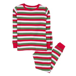 Leveret Two Piece Cotton Pajamas - 1 of 3