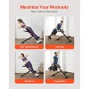 VEVOR Roman Chair Hyperextension Bench, 250 lbs Adjustable & Foldable Extension Machine, Multi-Function Exercise Equipment for Glute, Black - 3 of 4