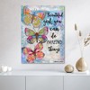Courtside Market Beautiful Girl Butterfly Trio II Gallery-Wrapped Canvas - 2 of 3