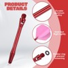 Unique Bargains 2BA Thread Aluminum Dart Shafts with Rubber Rings for Steel Tip 8 Pcs - 3 of 4