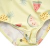 Gerber Baby Girls' and Toddler Long Sleeve One Piece Rashguard Swimsuit - 4 of 4
