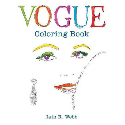 Vogue Adult Coloring Book by Iain R. Webb