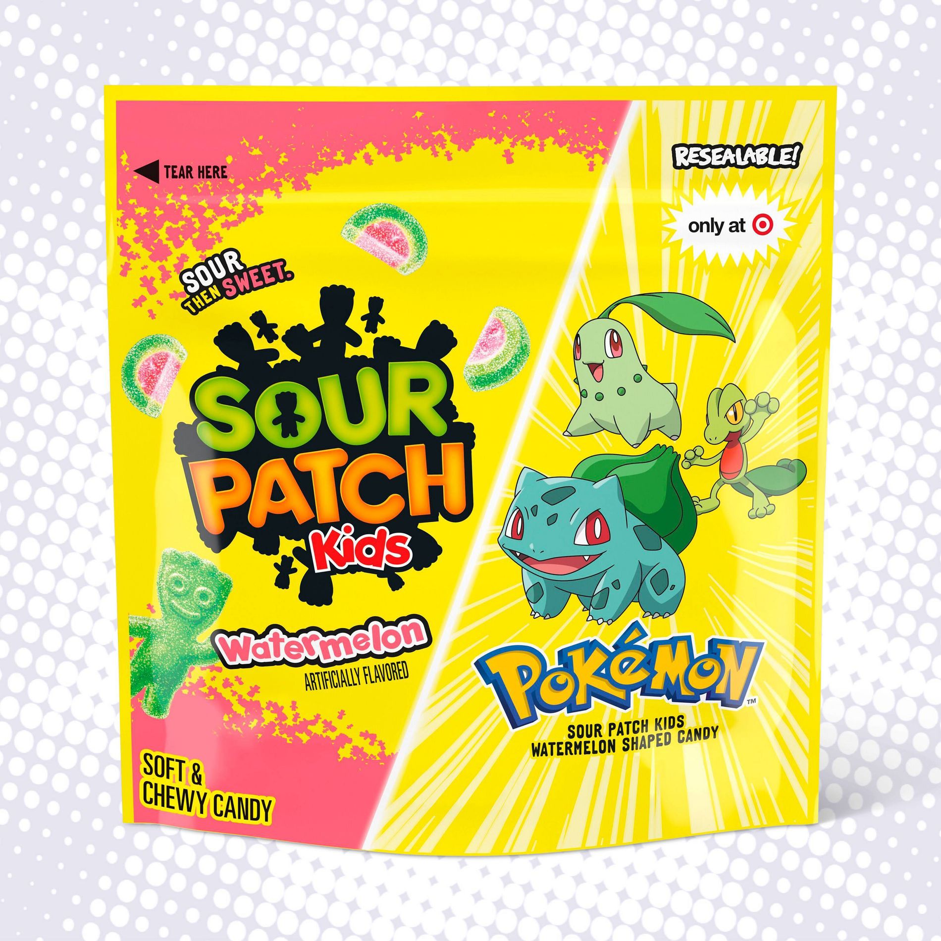 SOUR PATCH KIDS Pokémon Watermelon Soft & Chewy Candy - 11.97oz