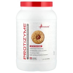 Metabolic Nutrition, Protizyme, 100% Whey Protein Powder, High Protein, Low Carb, Low Fat Whey Protein, Digestive Enzymes, 24 Essential Vitamins and - 1 of 4