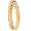 Pompeii3 1/2ct Ruby & Diamond Wedding Anniversary 14K Yellow Gold Ring - 2 of 4