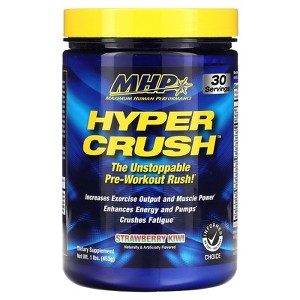 MHP Hyper Crush, Pre-Workout, Strawberry Kiwi, 1 lbs (453 g) - 1 of 2