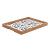 Heather Dutton Winter Wonderland White Rectangular Bamboo Tray - Deny Designs - image 2 of 3