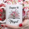 40th Birthday Pink Flowers Book Mug, Chapter 40 Gift (Non-Custom Only)| OrnamentallyYou - 4 of 4
