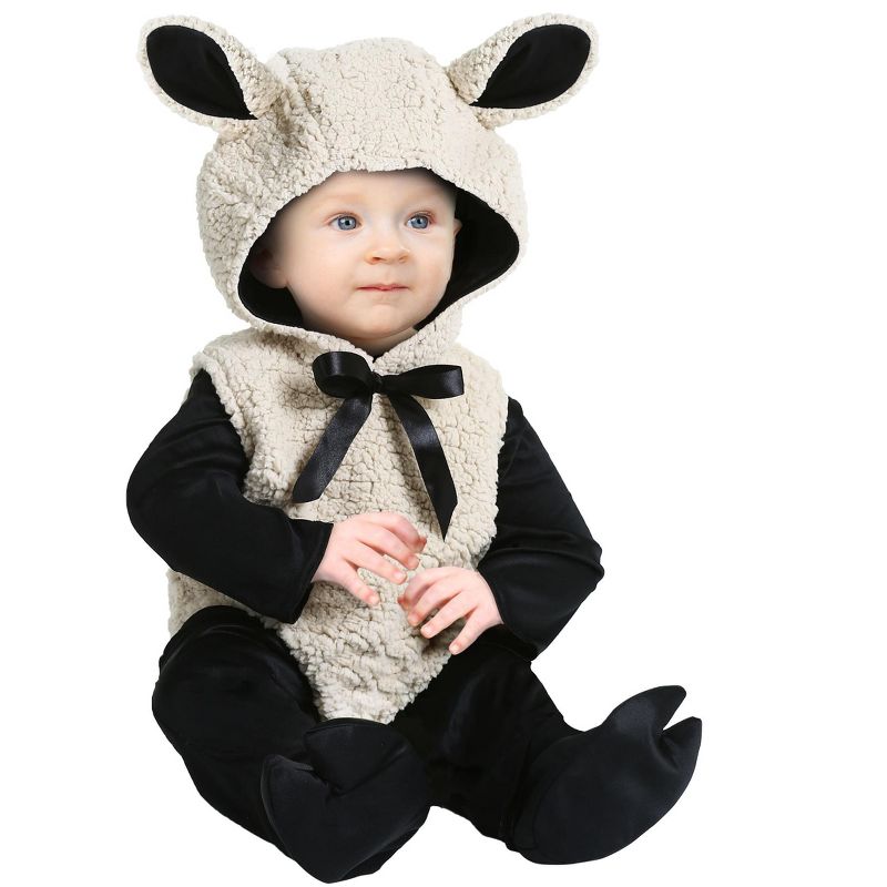 HalloweenCostumes.com Baby Lamb Costume for Infants, 1 of 2