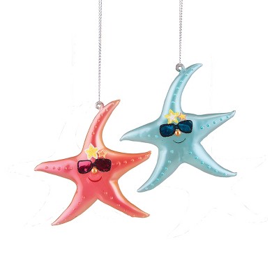 Gallerie II Summertime Starfish Christmas Xmas Ornament A/2