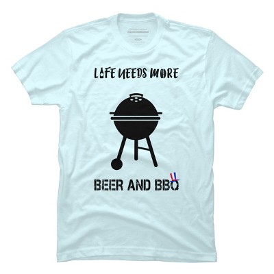 Men's Design By Humans July 4th Life Needs More BBQ By TeeShirtMadness T-Shirt