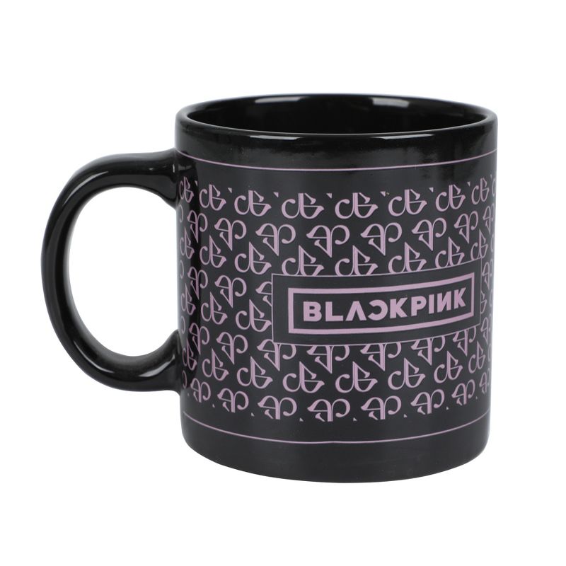 Blackpink Repeating Logo Pattern 16 Oz. Ceramic Mug, 2 of 4