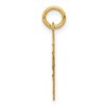 Black Bow Jewelry 14k Yellow Gold, Jersey Collection, Small Number 87 Pendant - 2 of 4