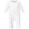 Touched by Nature Baby Organic Cotton Coveralls 3pk, Little Giraffe - 3 of 4