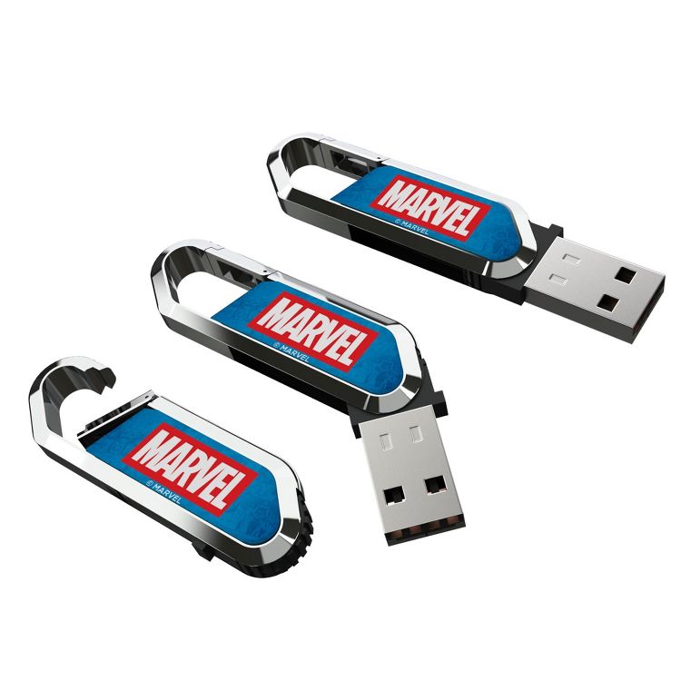 Marvel Comics Marvel Logo USB 64GB Clip Style Flash Drive : Target