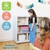 ECR4Kids 8-Compartment Mobile Storage Cabinet, 36in - 4 of 4