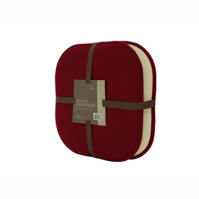 GoodGram 2 Pack: Ultra Comfort Memory Foam Non-Slip Chair Pads/Cushions