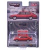Saab 900 Turbo Red with Tarmac Cards "Global64" Series 1/64 Diecast Model Car by Tarmac Works - 4 of 4