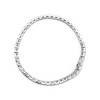 Haus of Brilliance Silver 1/4 Cttw Miracle Set Diamond and Bead Link Tennis Bracelet - 4 of 4