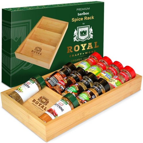 Royal Craft Wood Bamboo Spice Rack Drawer (15x8) : Target