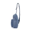 Olivia Miller Women's Denim Sling Bag - Acid Wash Blue - BLUE/ DENIM - 3 of 4