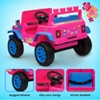 12V Jeep - Barbie Kids Ride‑On Car with LED Lights and Rechargeable Battery - 3 of 4